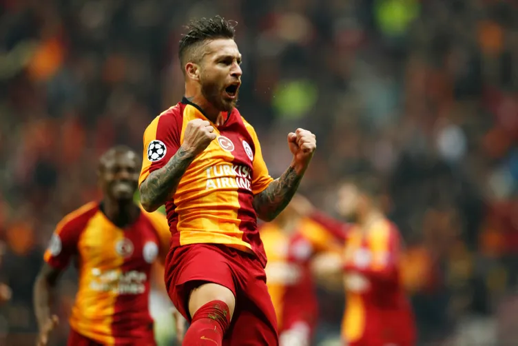 Galatasaray - Club Brugge maçından kareler