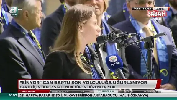 Can Bartu'nun kızı Gülfer Arığ futbolculara böyle seslendi