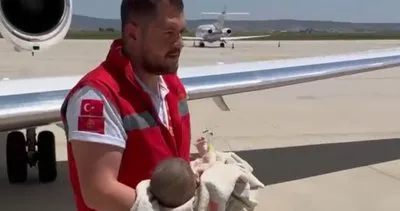 Ağrı’da kalp yetmezliği tanısı konulan 10 aylık bebek uçak ambulansla Ankara’ya sevk edildi #agri