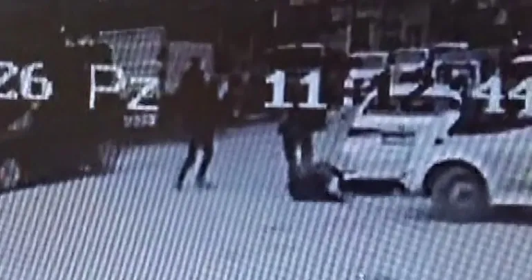 Sivas’taki cinayet anı kamerada
