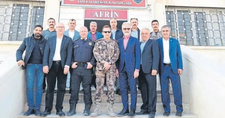 İTSO heyeti Afrin’de