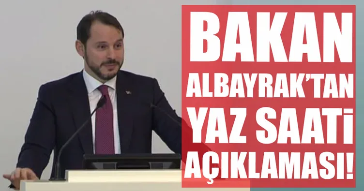 Enerji Bakanı Albayrak'tan yaz saati açıklaması ile ilgili görsel sonucu