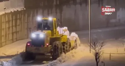 Yüksekova’da kar kalınlığı 30 santimetreyi buldu, ekipler seferber oldu | Video