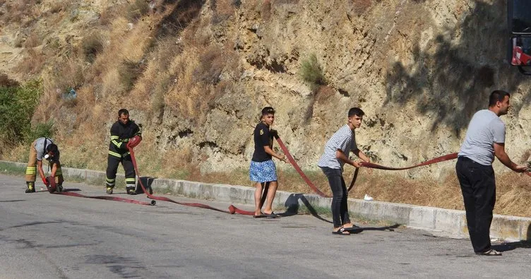 Habi-bi Neccar dağı yandı