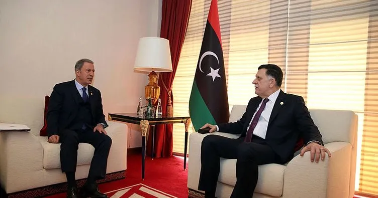Bakan Akar,  Libya Ulusal Mutabakat Hükümeti Başkanlık Konseyi Başkanı ile görüştü