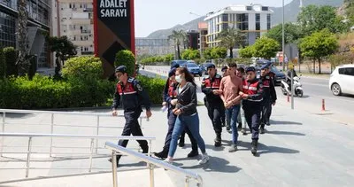Alanya’da kablo hırsızları tutuklandı #antalya