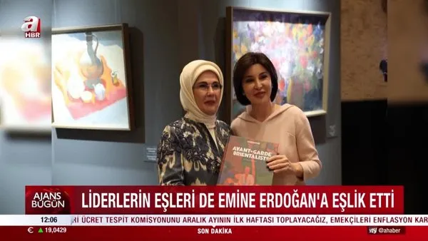 Emine Erdoğan’dan Semerkand’da sergi ziyareti | Video
