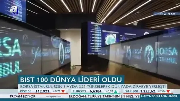 Borsa İstanbul son üç ayın dünya lideri