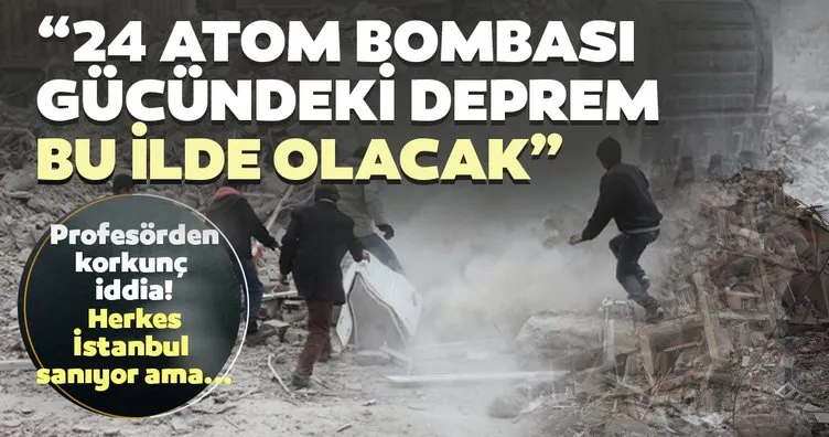 Son dakika haberi: Profesörden korkunç açıklama! Herkes İstanbul diyor ama Marmara’da büyük deprem bu ilde olacak...