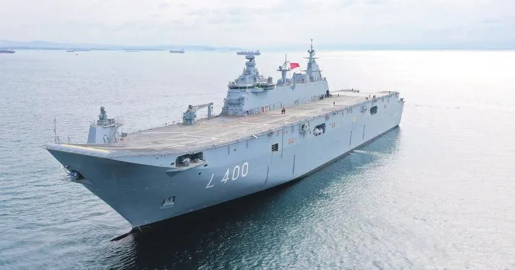 Türkiye’nin en büyük savaş gemisi göreve hazır