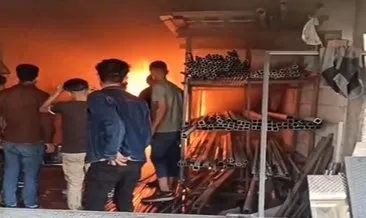 Viranşehir’de iş yerinde yangın paniği! 