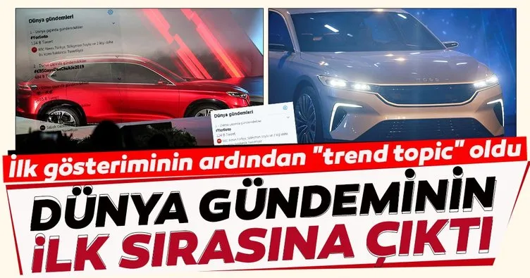 Türkiye’nin otomobili dünya gündeminin ilk sırasına çıktı