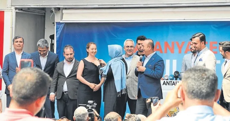 Mevlüt Çavuşoğlu seçim startını verdi