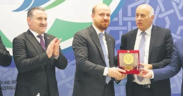 Filistin Özel Hizmet Ödülü Bilal Erdoğan’ın
