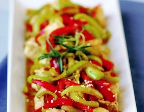 Soya Soslu Biberli Tavuk