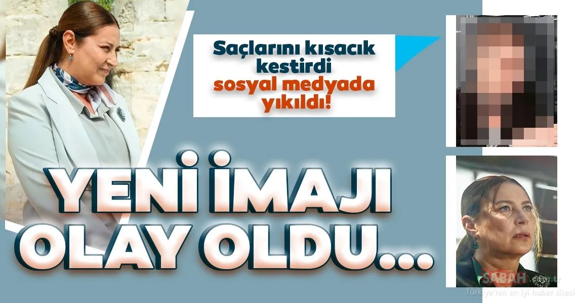 Saçlarını kestiren Vahide Perçin�in yeni imajı sosyal medyayı salladı