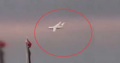 Kahramanmaraş’ta düşen yangın söndürme uçağının görüntüleri ortaya çıktı!