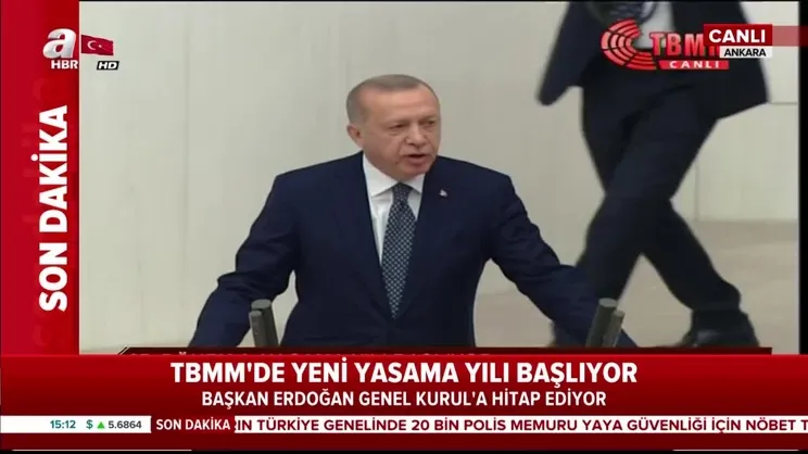Başkan Erdoğan TBMM'de önemli mesajlar