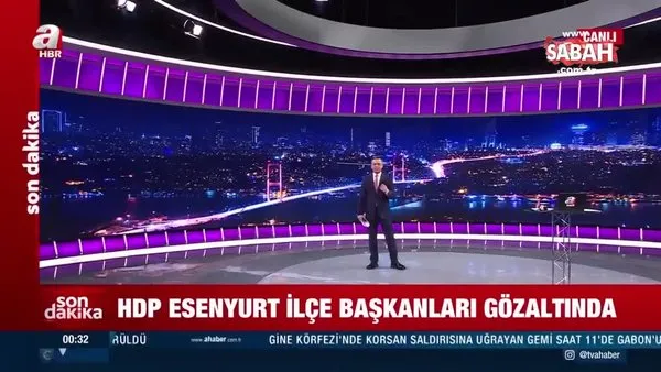 SON DAKİKA HABERİ: HDP Esenyurt ilçe eşbaşkanları gözaltına alındı | Video
