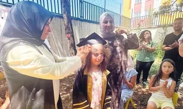 Kelebek çocuk Beray’a mezuniyet töreni #diyarbakir
