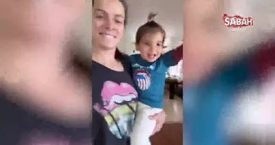 Özge Özpirinçci ve kızı Mercan’ın eğlenceli dansı sosyal medyayı salladı! | Video