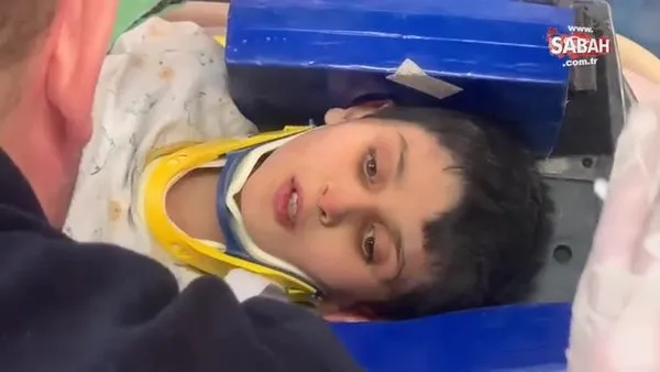 8 yaşındaki Semih Ege 156. saatte enkazdan kurtarıldı: Bir damacana istedi | Video