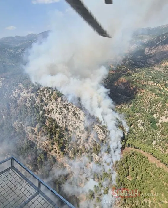Son dakika haberi | Muğla Köyceğiz’de yangın: Helikopterler ve uçaklarla müdahale ediliyor