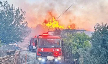 Alevlerle amansız mücadele #antalya