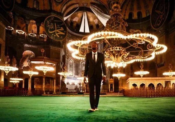 Tammy Abraham Ayasofya Camii'ni Ziyaret Etti