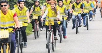 Sapanca’da ‘Sarı Bisiklet’ çıkarması