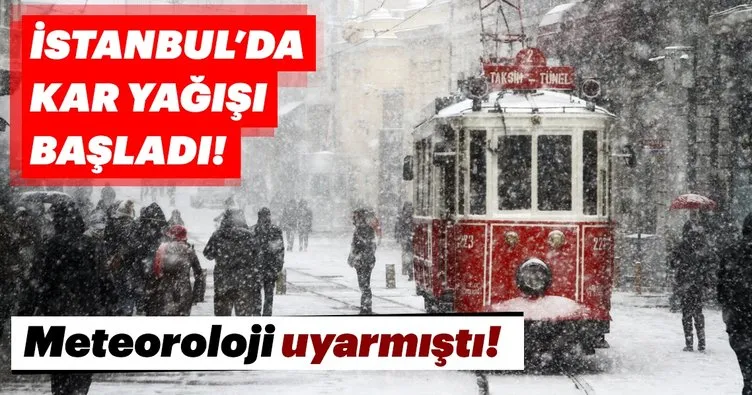 Meteoroloji’den son dakika hava durumu ve kar yağışı uyarıları gelmeye devam ediyor! İstanbul kar ne zaman yağacak?