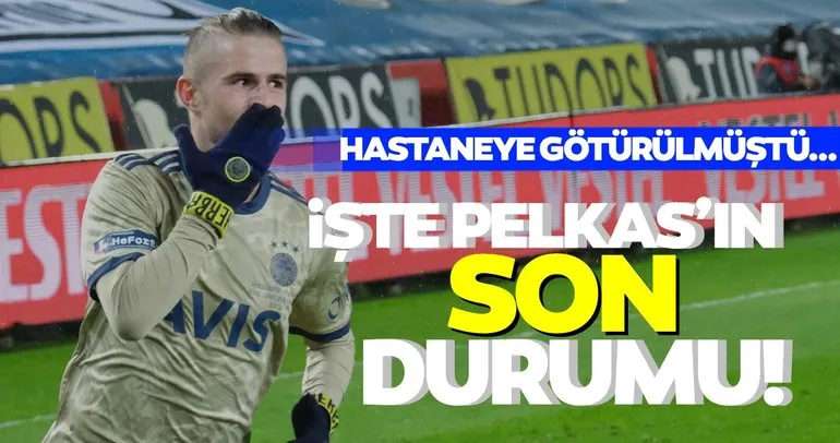 Son dakika: İşte Fenerbahçe’nin yıldızı Pelkas’ın son durumu! Konyaspor maçında hastaneye kaldırılmıştı...