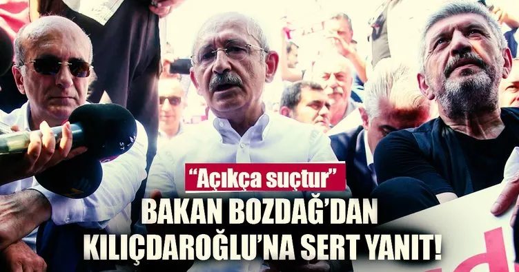 Bakan Bozdağ’dan Kılıçdaroğlu’nun ’Adalet Yürüyüşü’ne ilişkin açıklama