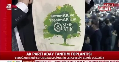 İşte Cumhurbaşkanı Erdoğan’ın vatandaşlara dağıtılacağını açıkladığı o bez çantalar