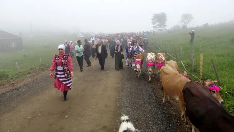 Karadeniz'de renkli göç!