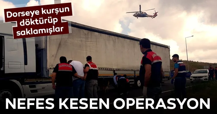 İstanbul Jandarması’ndan nefes kesen operasyon