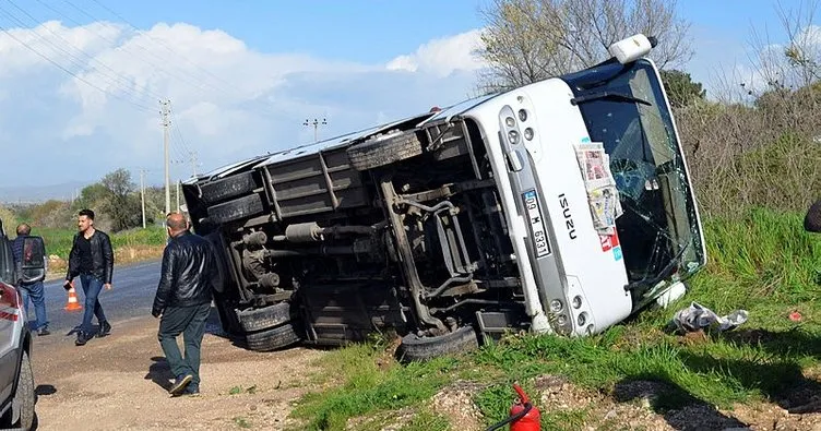 Didim Soke Yolunda Midibus Yan Yatti 2 Si Agir 14 Yarali Sayfa 4 En Son Haber