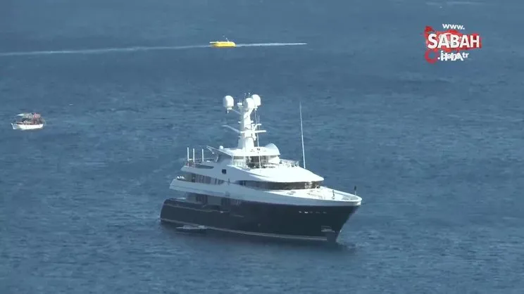 Milyon dolarlık yatıyla gelen ünlü milyarder Yaroslavsky, Bodrum'da keyif yapıyor | Video