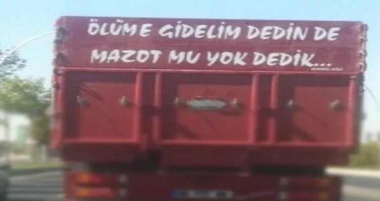 Efsanelesen Kamyon Arkasi Yazilari Galeri Yasam