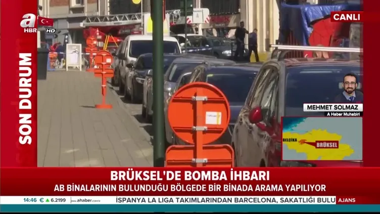 Brüksel'de bomba alarmı