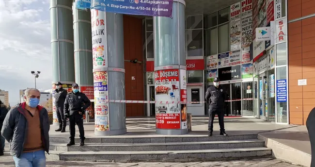 ankara da banka subesinde silahli