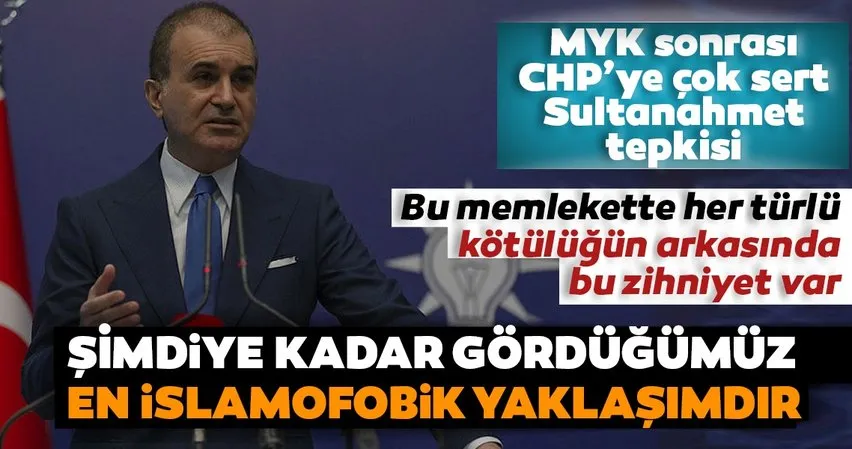 Son dakika: AK Parti MYK sonrası Ömer Çelik'ten flaş açıklamalar