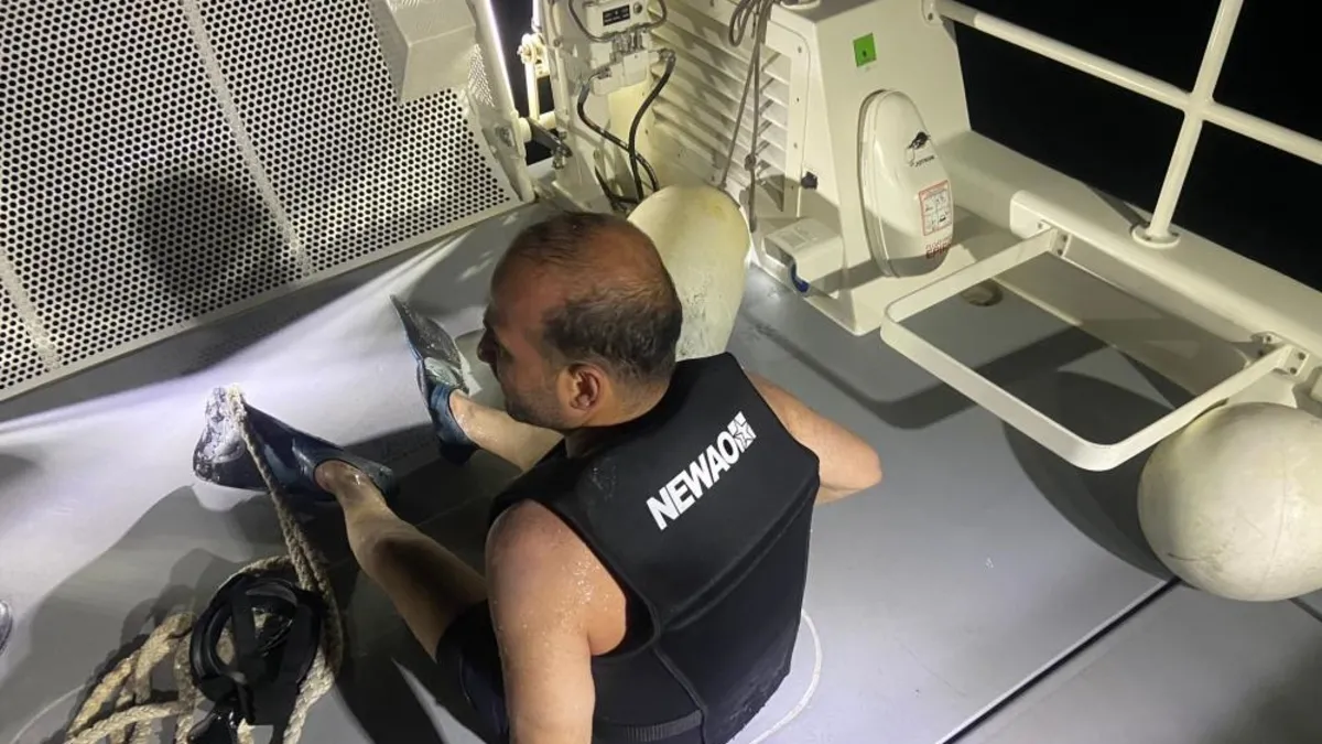 Bodrum’dan yüzerek Yunanistan’a kaçmaya çalıştılar