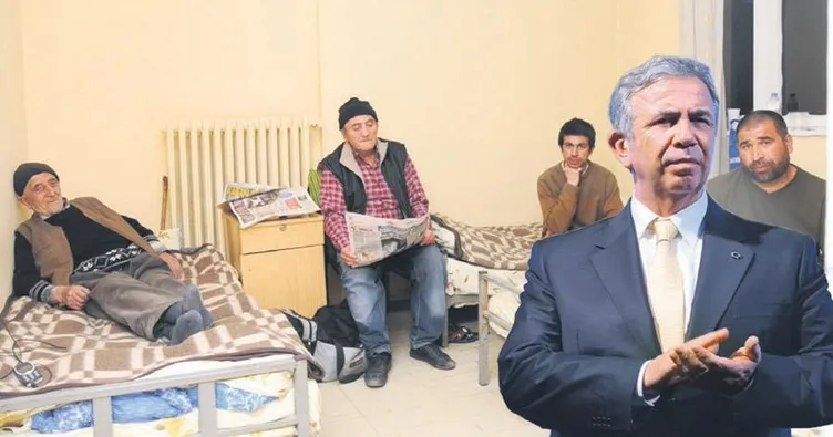 Evsizleri sokağa atıp yurt yaptı