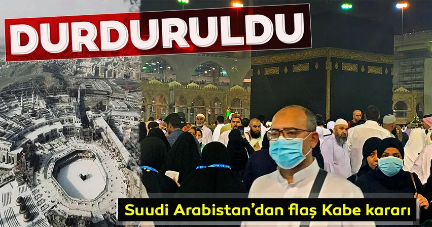 Suudi Arabistan, korona virüs nedeniyle Kâbe ziyaretlerini durdurdu