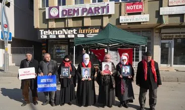 Muşlu aileler, DEM Parti binası önündeki