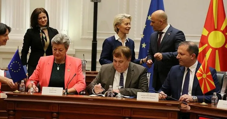 Kuzey Makedonya ve AB arasında Frontex Anlaşması imzalandı