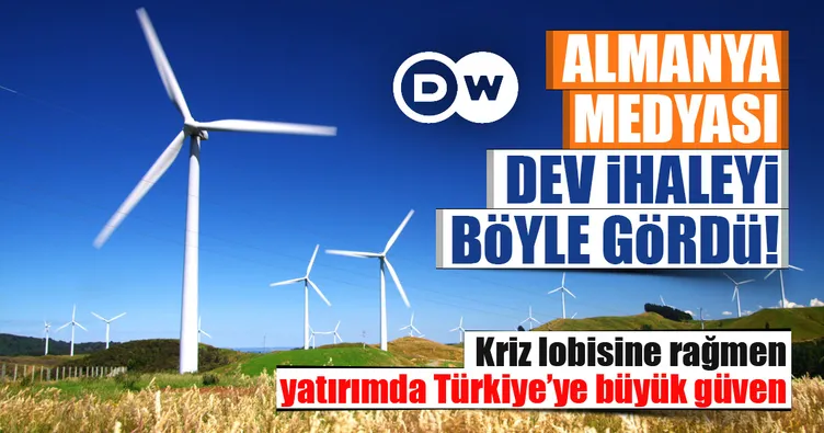 Almanya medyası dev ihaleyi böyle gördü!