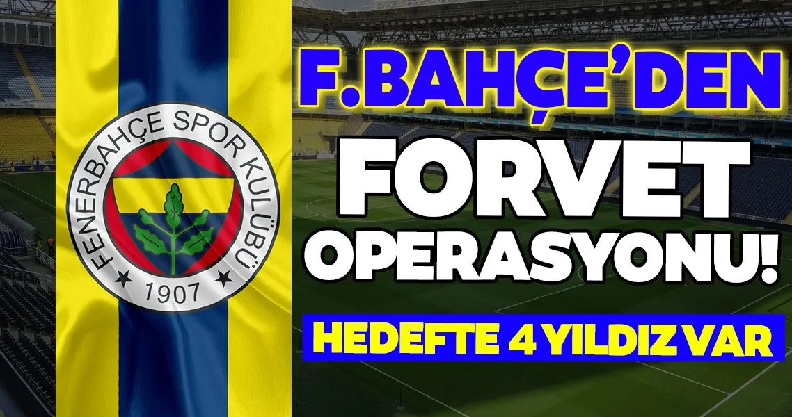 Fenerbahce Den Son Dakika Golcu Operasyonu Hedefte 4 Yildiz Var Spor Haberleri