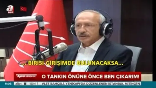 “Tankların önüne önce ben çıkarım” demişti… Kemal Kılıçdaroğlu'nın 'kaçış' görüntüleri hala hafızalarda | Video